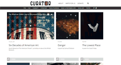 Desktop Screenshot of curatormagazine.com